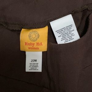 Ruby road size 22w pants
